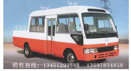 江淮7米14座汽油機(jī)電力工程車(chē)（國(guó)四）